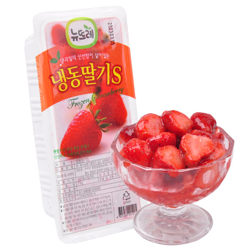 [뉴뜨레]국내산 냉동 가당 딸기 1kg